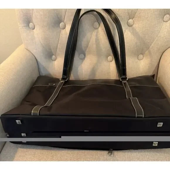 Women's Targus Tote Computer Tote Bag Laptop Bag Large Tote - Picture 3 of 7